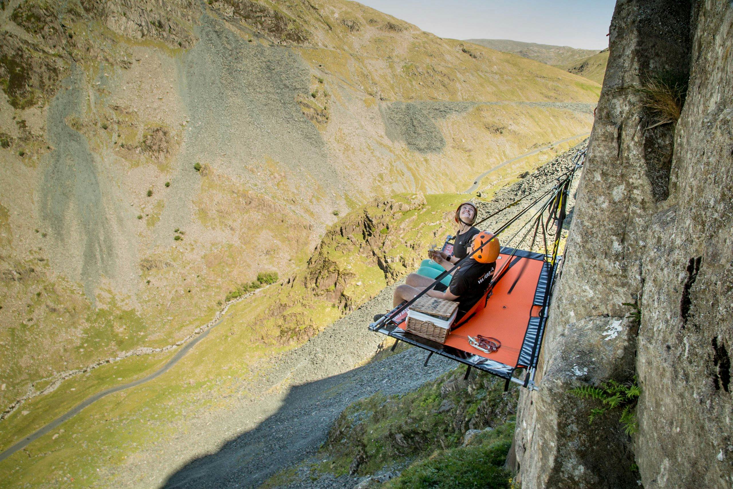 Would You Try This Extreme 'cliff Camping' Experience?